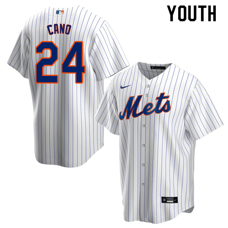 Nike Youth #24 Robinson Cano New York Mets Baseball Jerseys Sale-White